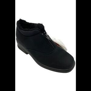 Toe Warmers Women's Micha Zip Booties Black - Narrow